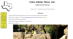 Desktop Screenshot of pawsacrosstexas.org